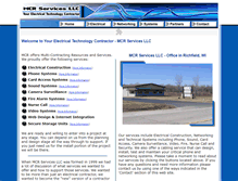 Tablet Screenshot of mcrservicesllc.com